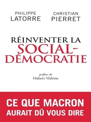 cover image of Réinventer la social-démocratie